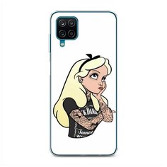Силиконовый чехол "Белоснежка в татуировках" на Samsung Galaxy A12 / Самсунг Галакси А12 Case Place