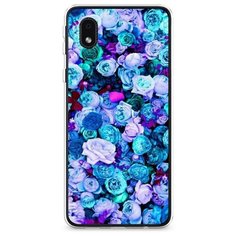 Силиконовый чехол "Цветочный ковер" на Samsung Galaxy A01 Core / Самсунг Галакси А01 Core Case Place