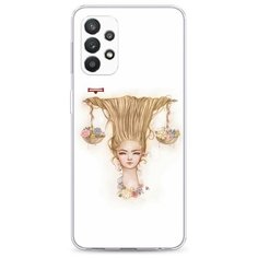 Силиконовый чехол "Весы прическа" на Samsung Galaxy A32 / Самсунг Галакси А32 Case Place