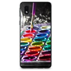 Силиконовый чехол "Палитра красок" на Samsung Galaxy A01 Core / Самсунг Галакси А01 Core Case Place