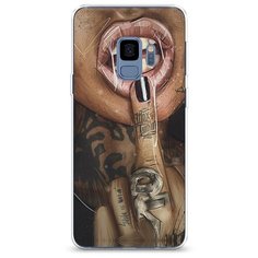Силиконовый чехол "Девушка с татуировками" на Samsung Galaxy S9 / Самсунг Галакси С9 Case Place