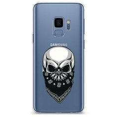 Силиконовый чехол "Череп в маске" на Samsung Galaxy S9 / Самсунг Галакси С9 Case Place