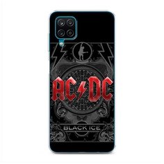 Силиконовый чехол "Альбом Black Ice" на Samsung Galaxy A12 / Самсунг Галакси А12 Case Place