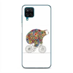 Силиконовый чехол "Хобби велосипед 8" на Samsung Galaxy A12 / Самсунг Галакси А12 Case Place