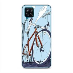Силиконовый чехол "Хобби велосипед 10" на Samsung Galaxy A12 / Самсунг Галакси А12 Case Place