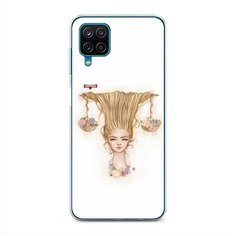 Силиконовый чехол "Весы прическа" на Samsung Galaxy A12 / Самсунг Галакси А12 Case Place