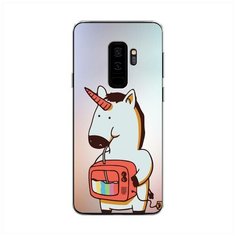 Силиконовый чехол "Единорог и телевизор" на Samsung Galaxy S9 + / Самсунг Галакси С9 Плюс Case Place
