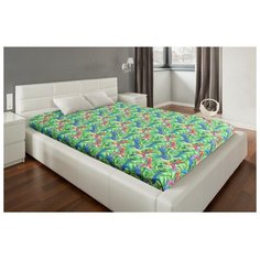 Простыня Этель 150*220 см "Попугаи" поплин, 125 г/м²,100% хлопок 4927608