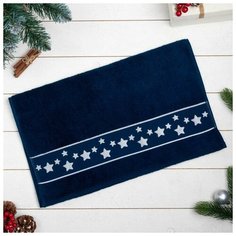 Полотенце махровое "Snowflakes" 50х90 см, 100% хлопок, 360гр/м2 6977349 Этель