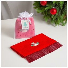 Полотенце махровое "Медведь" 30х60 см, 100% хлопок, 340 г/м2 7010979 Этель