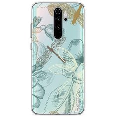 Силиконовый чехол "Тени стрекоз" на Xiaomi Redmi Note 8 Pro / Сяоми Редми Нот 8 Про Case Place