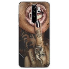 Силиконовый чехол "Девушка с татуировками" на Xiaomi Redmi Note 8 Pro / Сяоми Редми Нот 8 Про Case Place