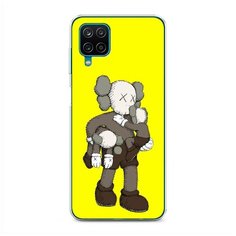 Силиконовый чехол "Кукла KAWS" на Samsung Galaxy A12 / Самсунг Галакси А12 Case Place