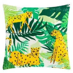 Чехол на подушку Этель "Джунгли" 40х40 см, 100% п/э, велюр 5525424