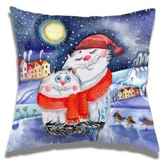 Подушка декоративная ПНГ16 35х35 см, холлофайбер, габардин, пэ 100% 7162670 Гранд Стиль