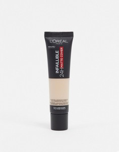 Матирующая тональная основа c SPF 18 LOreal Paris Infallible 24hr-Бежевый Loreal