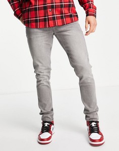 Серые джинсы скинни ASOS DESIGN-Серый