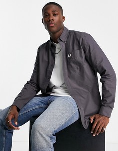 Серая оксфордская рубашка Fred Perry-Серый