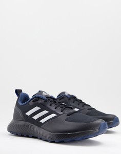 Кроссовки черного и серебристого цветов adidas Runfalcon 2.0 Running-Черный цвет