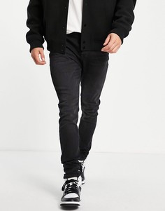 Черные джинсы-морковки Jack & Jones Intelligence Pete-Черный цвет