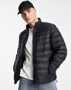 Черный пуховик из переработанного нейлона Polo Ralph Lauren Terra-Черный цвет