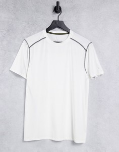 Белая спортивная футболка из переработанного полиэстера New Look SPORT-Белый