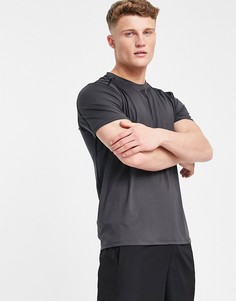 Серая футболка из переработанного полиэстера New Look SPORT-Серый