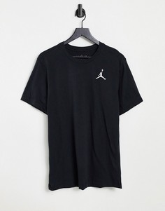 Черная футболка Nike Jordan-Черный цвет