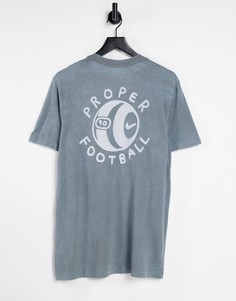 Серая футболка Nike FC Football-Серый