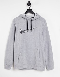 Худи серого цвета Nike Dri-FIT-Серый