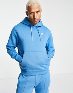 Голубой худи Nike Club