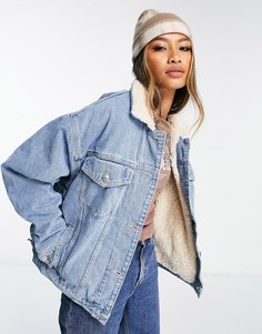 Купить женские джинсовые куртки с мехом в интернет-магазине Lookbuck