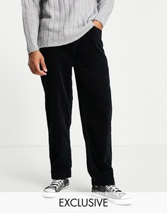 Черные вельветовые джинсы свободного кроя в стиле 90-х Reclaimed Vintage Inspired-Черный цвет