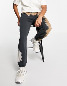 Джоггеры с разноцветным принтом тай-дай (от комплекта) Topman-Разноцветный