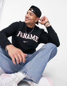 Черный свитшот Nike Football Paris Saint-Germain Paname-Черный цвет