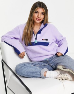 Флисовый oversized-топ фиолетового цвета с молнией длиной 1/2 Berghaus Heritage-Фиолетовый цвет