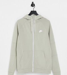 Светло-бежевый худи на сквозной молнии Nike Tall Modern Essentials-Светло-бежевый цвет
