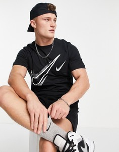Черная футболка с принтами Nike Summer of Sports-Черный цвет
