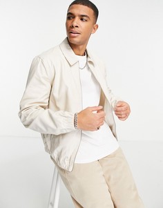 Белая куртка-харрингтон New Look-Белый