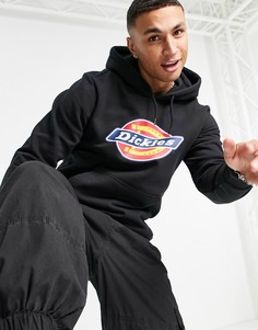 Черный худи с фирменным логотипом в виде подковы Dickies-Черный цвет