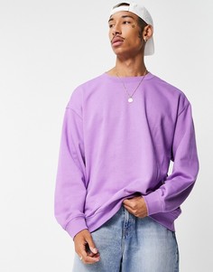 Сиреневый oversized-свитшот Weekday-Фиолетовый цвет