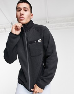 Черная флисовая куртка на молнии The North Face-Черный цвет