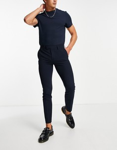 Темно-синие брюки скинни River Island-Темно-синий