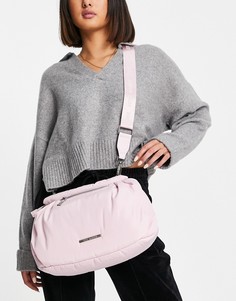 Розовая сумка на плечо с широким ремешком Steve Madden-Розовый цвет