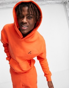 Оранжевый худи с вышивкой логотипа Nike Jordan Jumpman-Оранжевый цвет