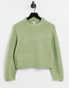 Шалфейно-зеленый джемпер Topshop-Зеленый цвет