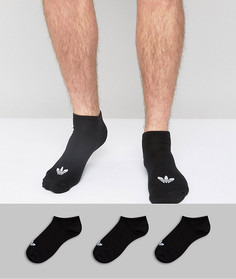 Набор из 3 пар черных спортивных носков adidas Originals-Черный цвет