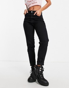Черные премиум-джинсы из смесового органического хлопка в винтажном стиле Topshop-Черный цвет