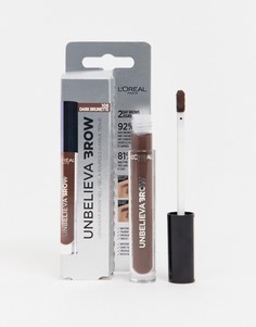 Стойкий гель для бровей LOreal Paris Unbelievabrow-Коричневый цвет Loreal