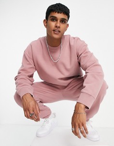 Сиреневый oversized-свитшот от комплекта Topman-Фиолетовый цвет